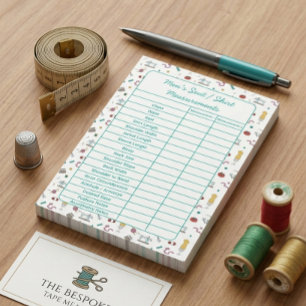 Post-it® Bloc-notes de mesures corporelles entièrement pers