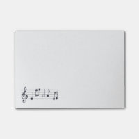 Bloc - notes de notes musicales