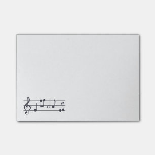 Post-it® Bloc - notes de notes musicales