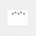 Bloc-notes d'empreinte de patte