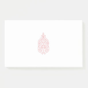 Post-it® Bloc-notes esthétique à ligne de flamme minimalist