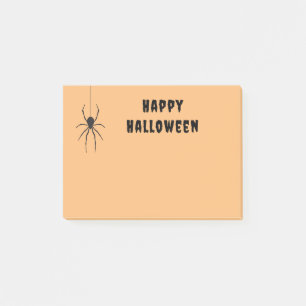 Post-it® Bloc-notes Joyeux Halloween Araignée Noire Effraya