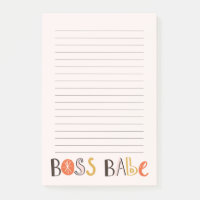 Bloc-notes magnétique personnalisé Boss Babe