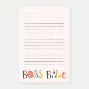 Post-it® Bloc-notes magnétique personnalisé pour le Babe