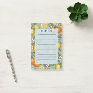 Post-it® Bloc-notes mémorandum botanique aquarelle de liste