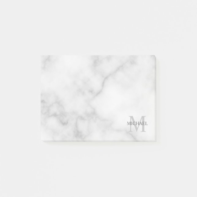Post-it® Bloc-notes monographique et nom personnalisé (Devant)