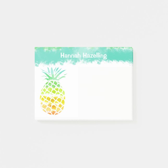 Post-it® Bloc-notes personnalisé par ananas (Devant)