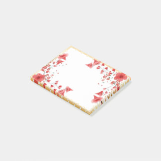 Post-it® Bloc-notes post-it à cadre rose