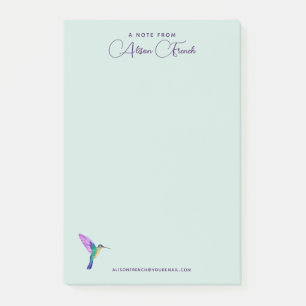 Post-it® Bloc-notes pour colibris personnalisés