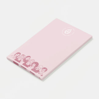 Post-it® Bloc-notes rose