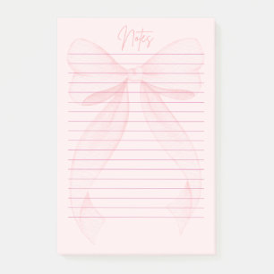 Post-it® Bloc-notes Rose Fille Bloc-notes esthétique rose p
