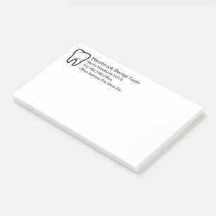 Post-it® Blocs-notes adhésifs de thème de dentiste de choix