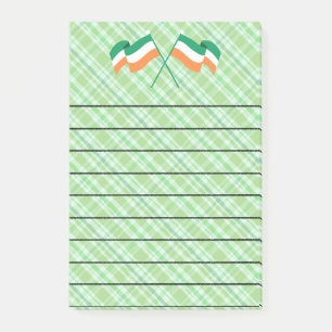 Post-it® Blocs-notes avec drapeau irlandais