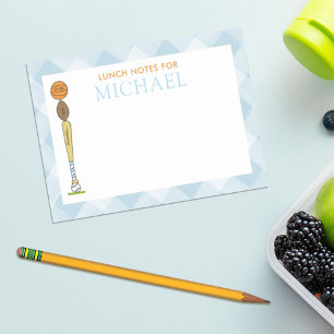 Post-it® Blue En vichy Sports Balls Enfants Boîte à lunch p