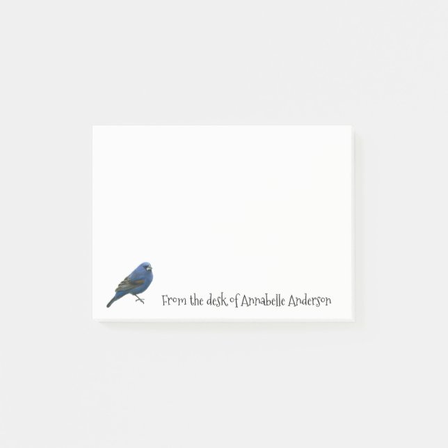 Post-it® Bluebird Personnaliser les notes post-it (Devant)