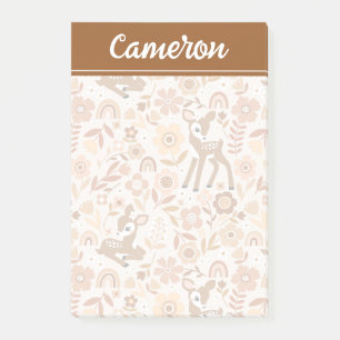 Post-it® Boeuf mignon cerf modèle floral