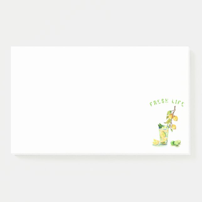 Post-it® Boisson de jus de citron Publier les notes (Devant)