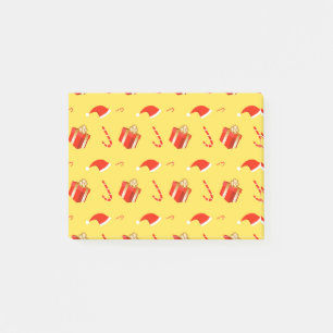 Post-it® Boîte cadeau de Noël sucre de canne chapeau de Noë