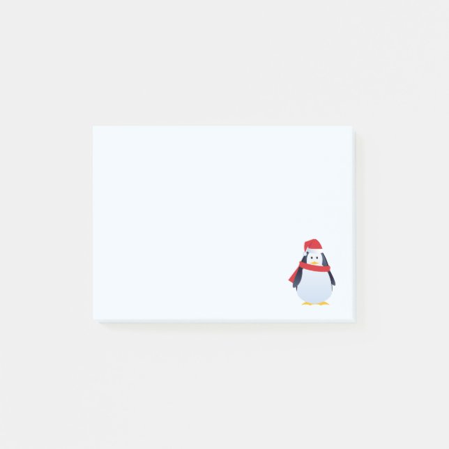 Post-it® Bonhomme de neige mignon de Noël (Devant)