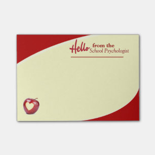 Post-it® "Bonjour des notes collantes de psychologue