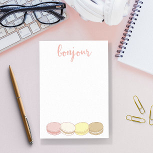 Post-it® Bonjour Français Macarons Pastel