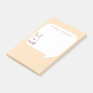 Post-it® Bonjour Lapin