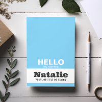 Bonjour Mon Nom Est Tendance Typographie Monogramm