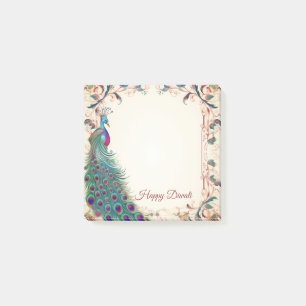Post-it® Bonne frontière Diwali Peacock