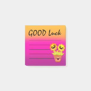 Post-it® Bonne tournesol Bonne Motivation de la chance