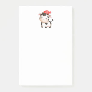 Post-it® Bonne vache dans un Casquette rouge mignon
