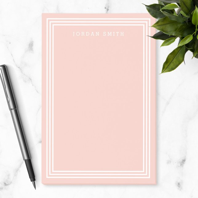 Post-it® Bordure blanche triple avec COULEUR ARRIÈRE - PLAN (Créateur téléchargé)