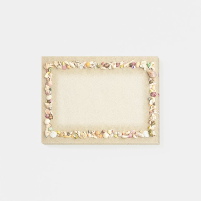 Post-it® Bordure de sable de plage de Seashell (Devant)