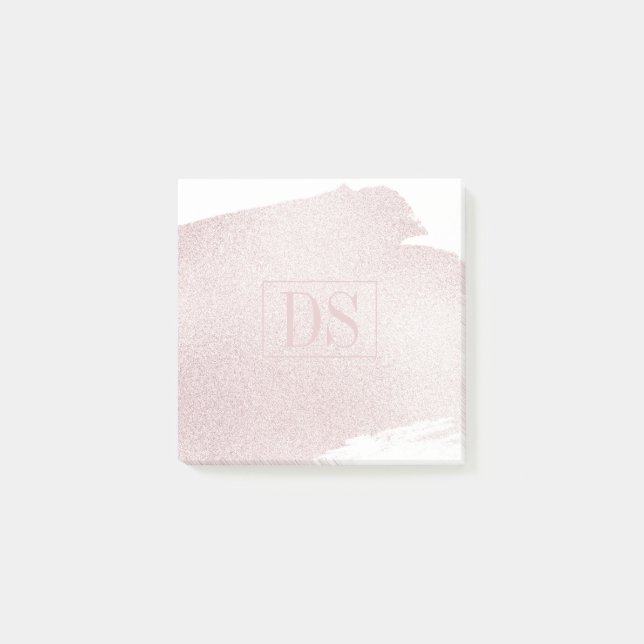 Post-it® Bouffée de broussailles | Monogramme d'aquarelle r (Devant)