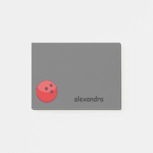 Post-it® Boule de bol rouge Personnaliser