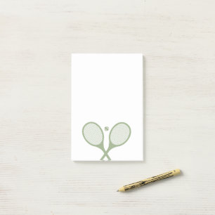 Post-it® Boule de tennis minimaliste Vert Sage