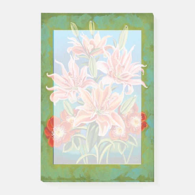 Post-it® Bouquet à la frontière II (Devant)