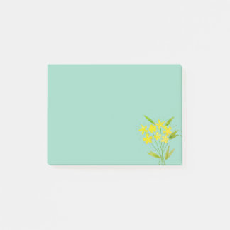 Post-it® Bouquet de fleurs jaunes chaudes esthétique Post-i