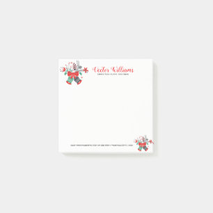 Post-it® Bouquet des cloches de Noël Wreath Aquarelles