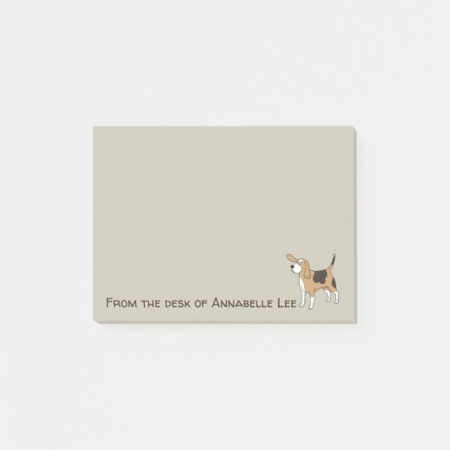 Post-it® Bourdonnement de beagle (Devant)