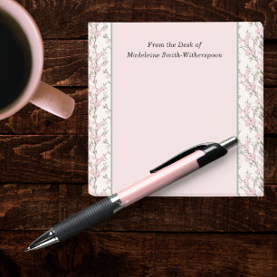 Post-it® Bourgeons de rose rose délicat Floral De la part d