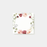 Bourgogne et guirlande florale d'eucalyptus