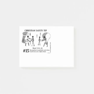 Post-it® Bout chrétien #15 de sécurité : 5:13,16 de Matt