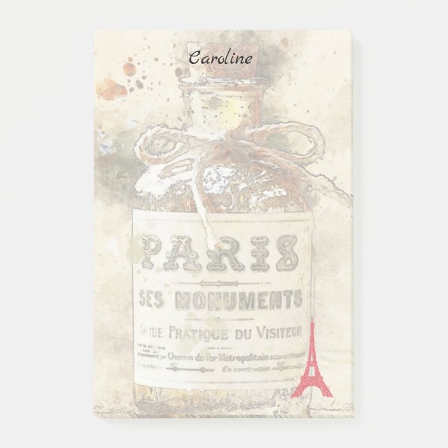 Post-it® Bouteille Paris 2 (Devant)