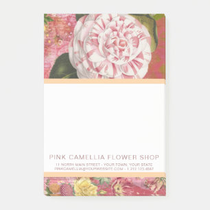 Post-it® Boutique de fleurs de Camellia rose ou fleuriste V