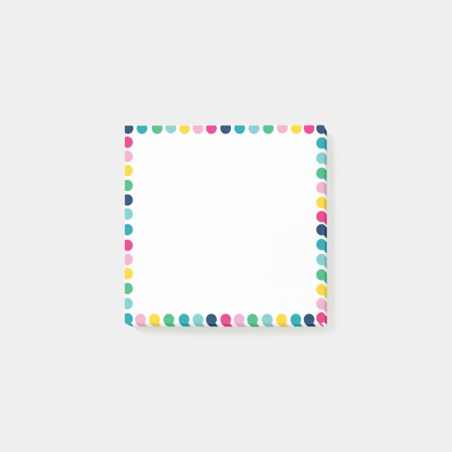 Post-it® Boutons ronds joyeux (Devant)