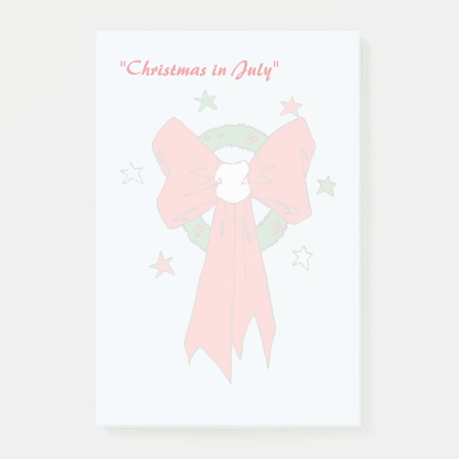 Post-it® Bow rouge - Notes (Devant)