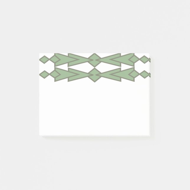 Post-it® Bowties vertes (Devant)