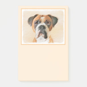 Post-it® Boxer Dog Peinture Non Décroché Art animal origina