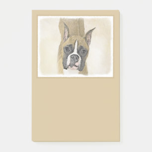 Post-it® Boxer Peinture - Cute Original Chien Art