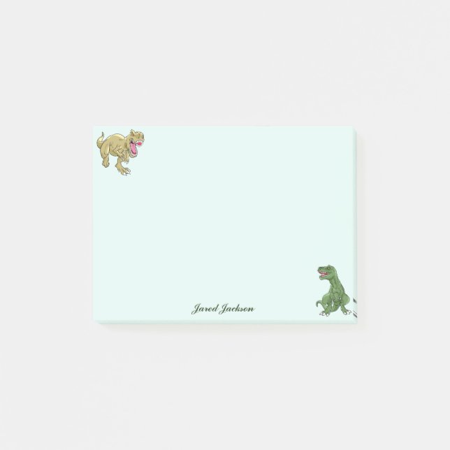 Post-it® Boys mignon animal Dinosaur Post-it Notes (Devant)